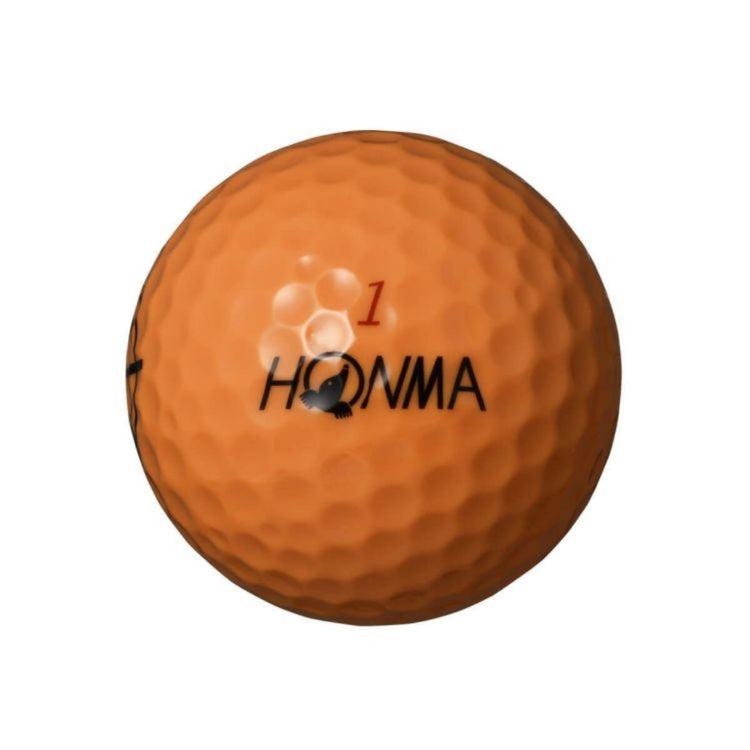 Honma Golf D1 SPIN 2023 Model Golf Balls, 1 Dozen (12 Balls) Orange
