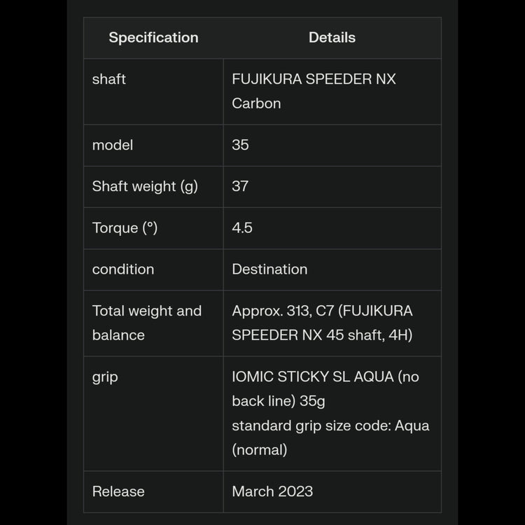 PING G430 HL Hybrid Utility FUJIKURA SPEEDER NX Carbon Shaft 2023