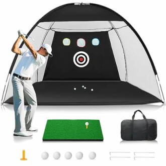 Golf Net, 10 x 7ft Golf Hitting Nets for Backyard Driving Chipping Practice Review